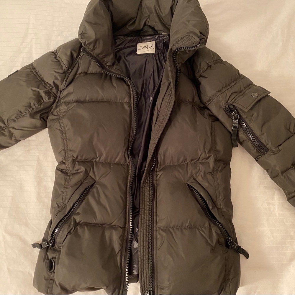 SAM Army Green FREESTYLE Puffer Jacket